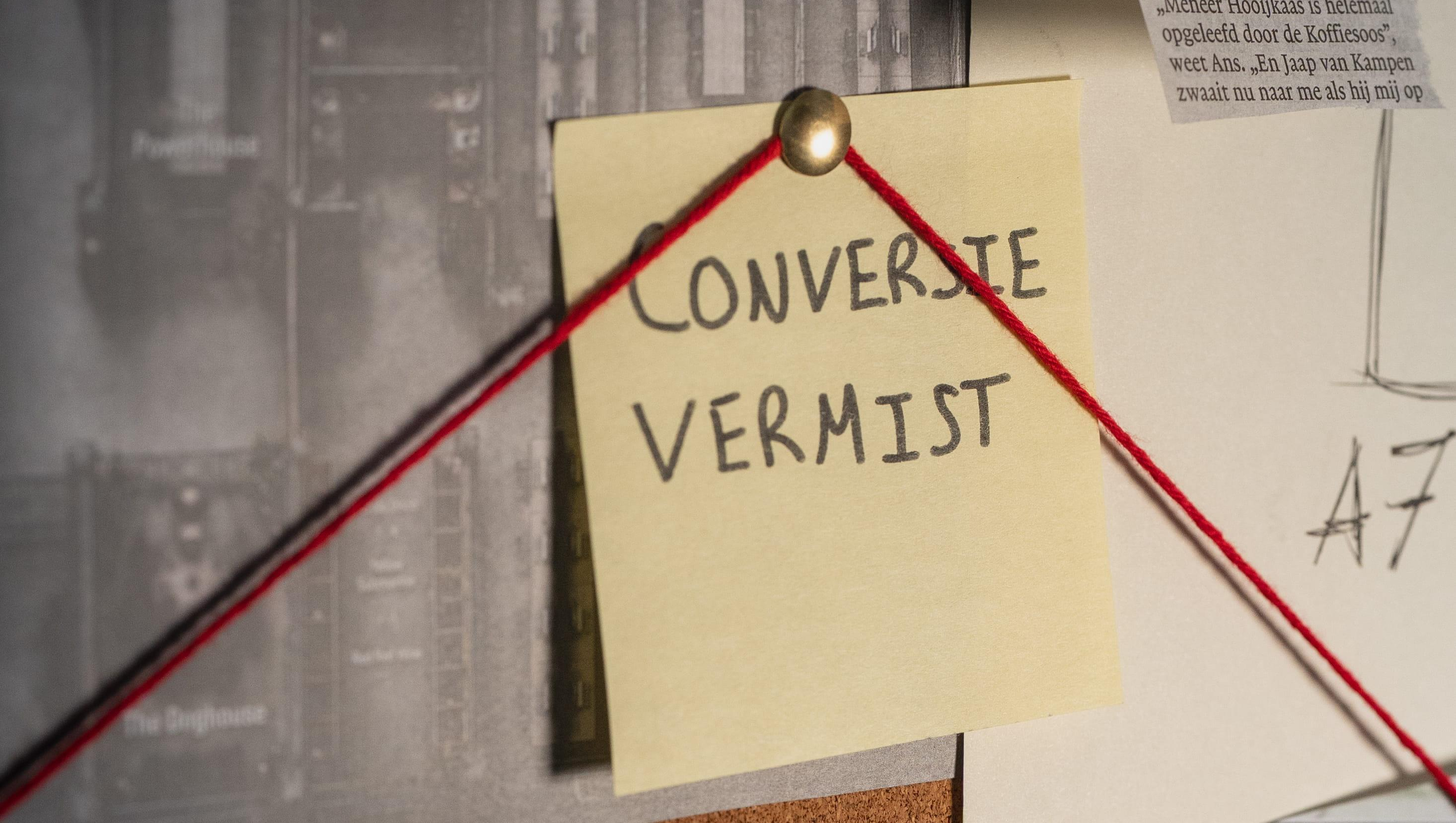 Conversie vermist
